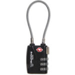 BULLDOG TSA LOCK W/STEEL CABLE